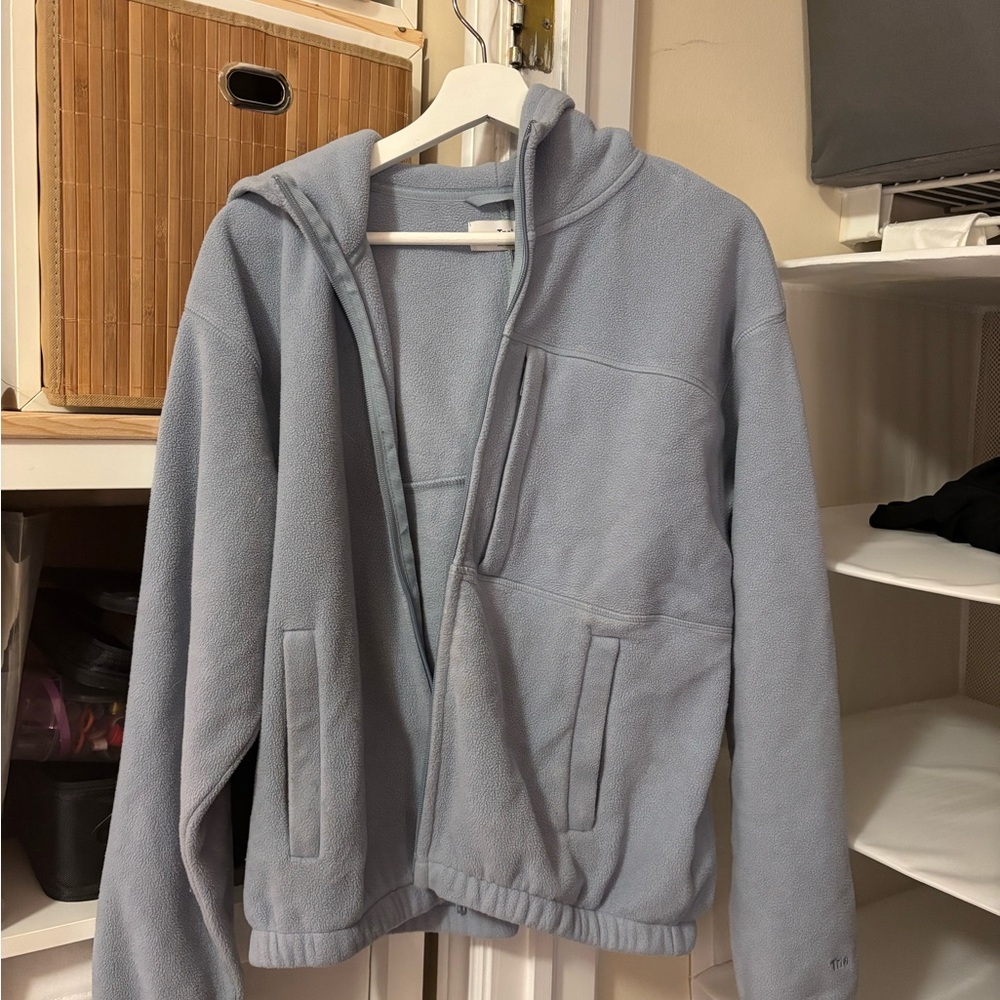 Aritzia Blue polar fleece jacket Soft Relaxed Fit